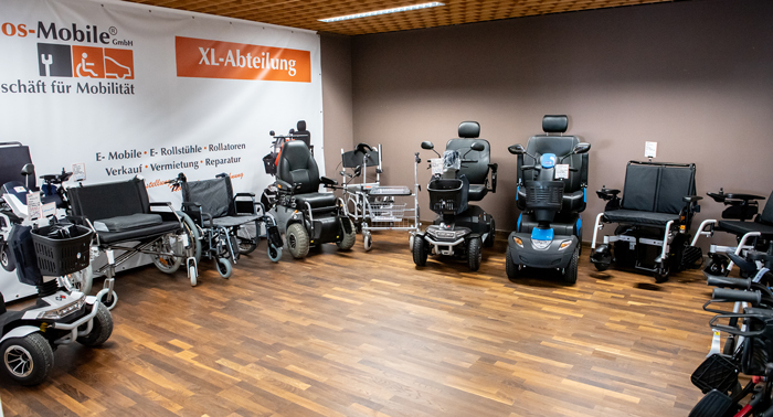 XXL-Ausstellung der Firma Sorglos Mobile aus Olfen.