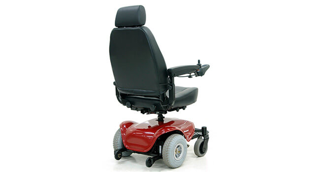 E-Rollstuhl RUNGHOLT von SHOPRIDER EUROPE von hinten