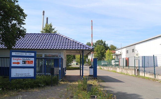 Neuer Standort auf der Castroper Straße 241 über die Schachtstraße