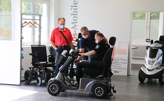 Ausstellung Sorglos Mobile in Datteln Rollatoren